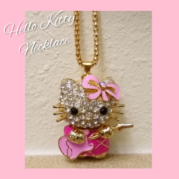 Jewelry - 3/$30 Guitar Playing Hello Kitty Necklace